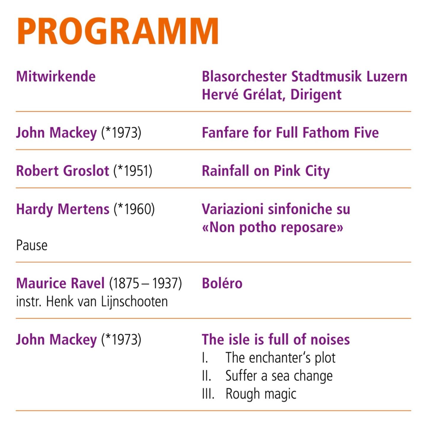 Instagram Bild vom Blasorchester Stadtmusik Luzern