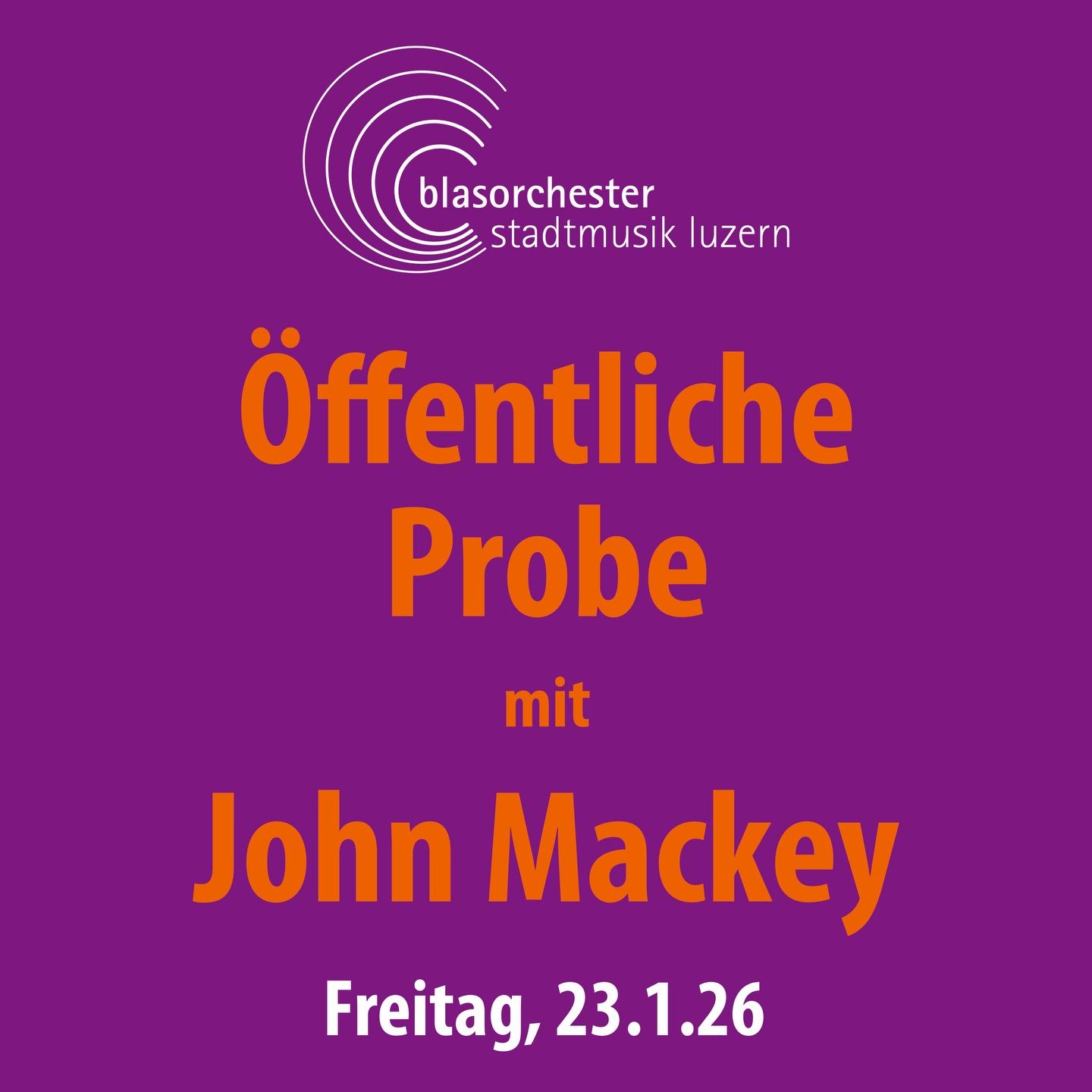 Instagram Bild vom Blasorchester Stadtmusik Luzern