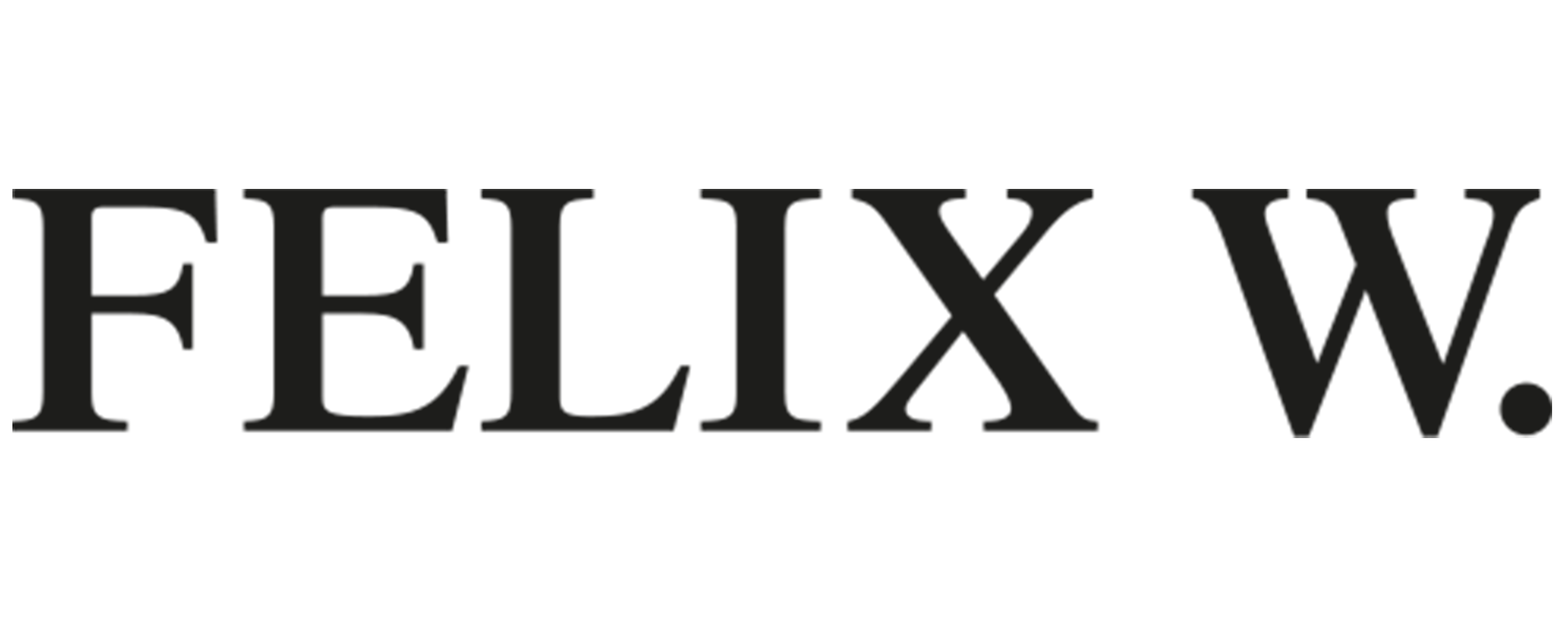 Logo Ausstatter Felix W.