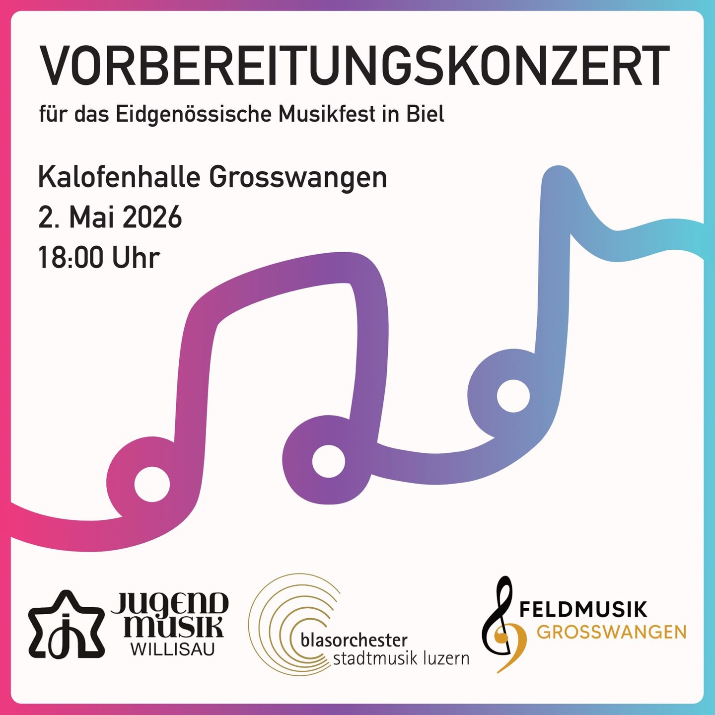 Instagram Bild vom Blasorchester Stadtmusik Luzern